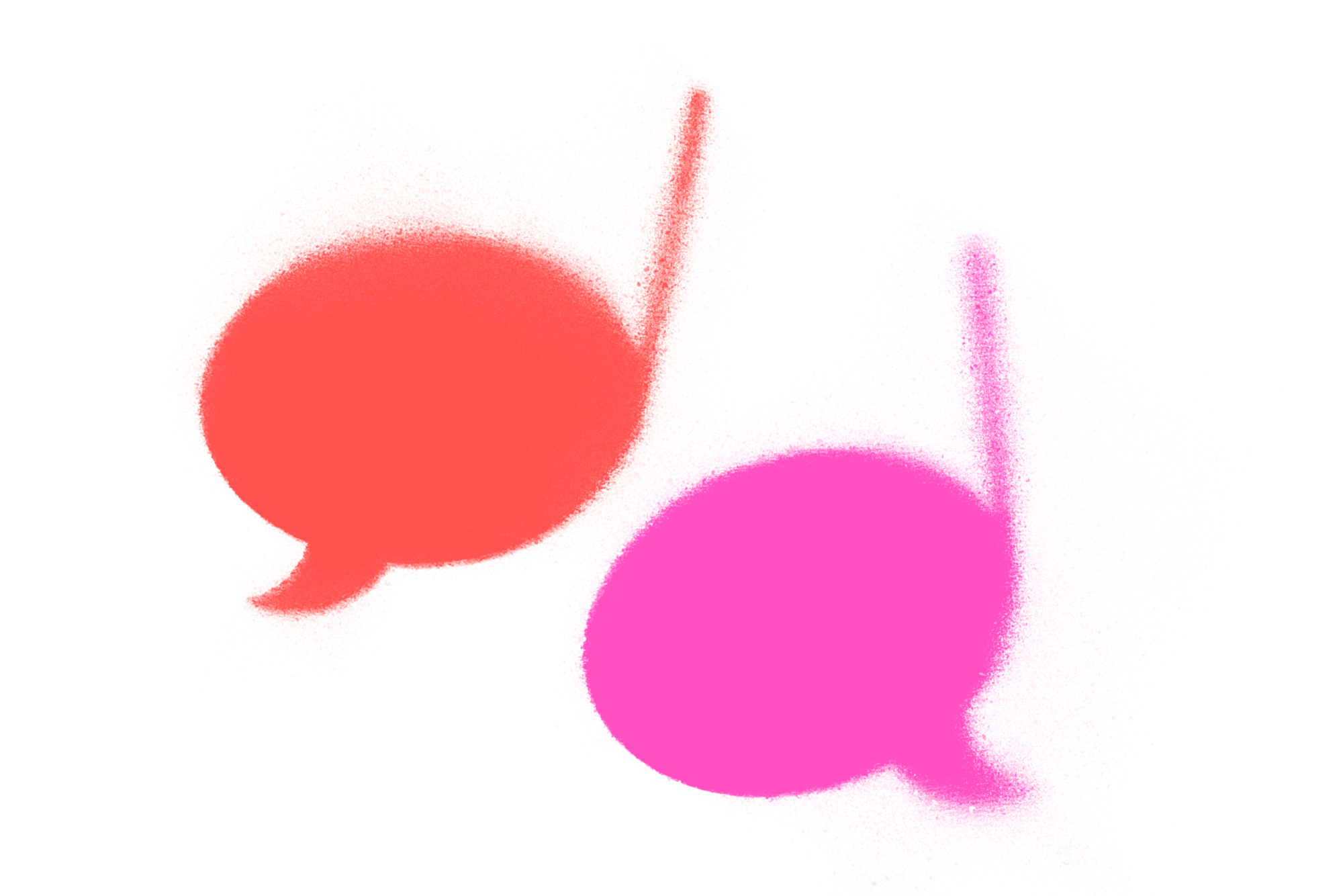 gesprühte Musiknoten, die auch sprechblasen sind