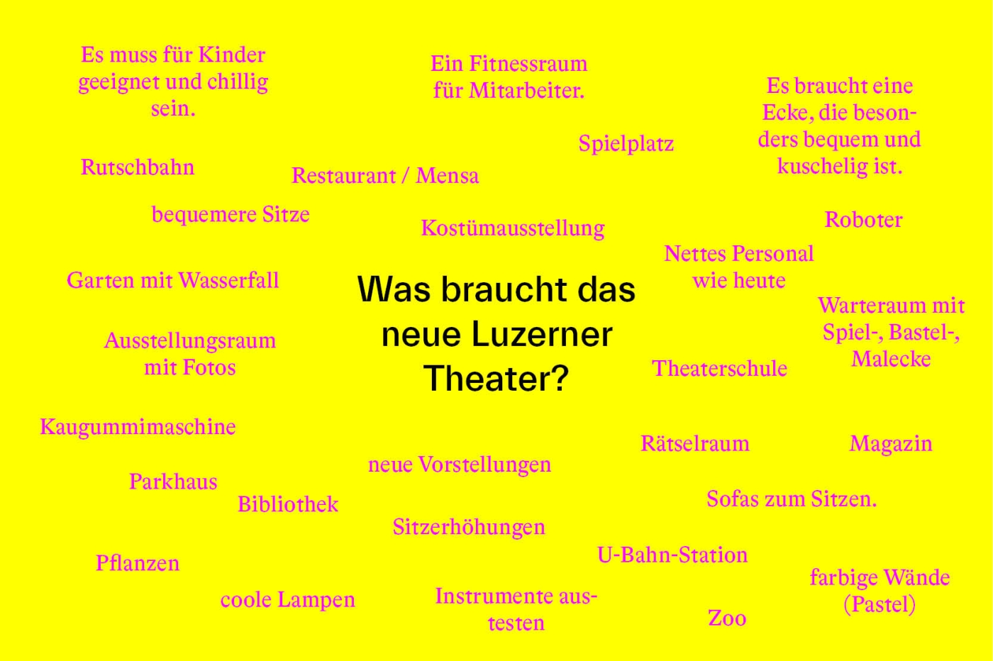 Kinderparlament im Luzerner Theater