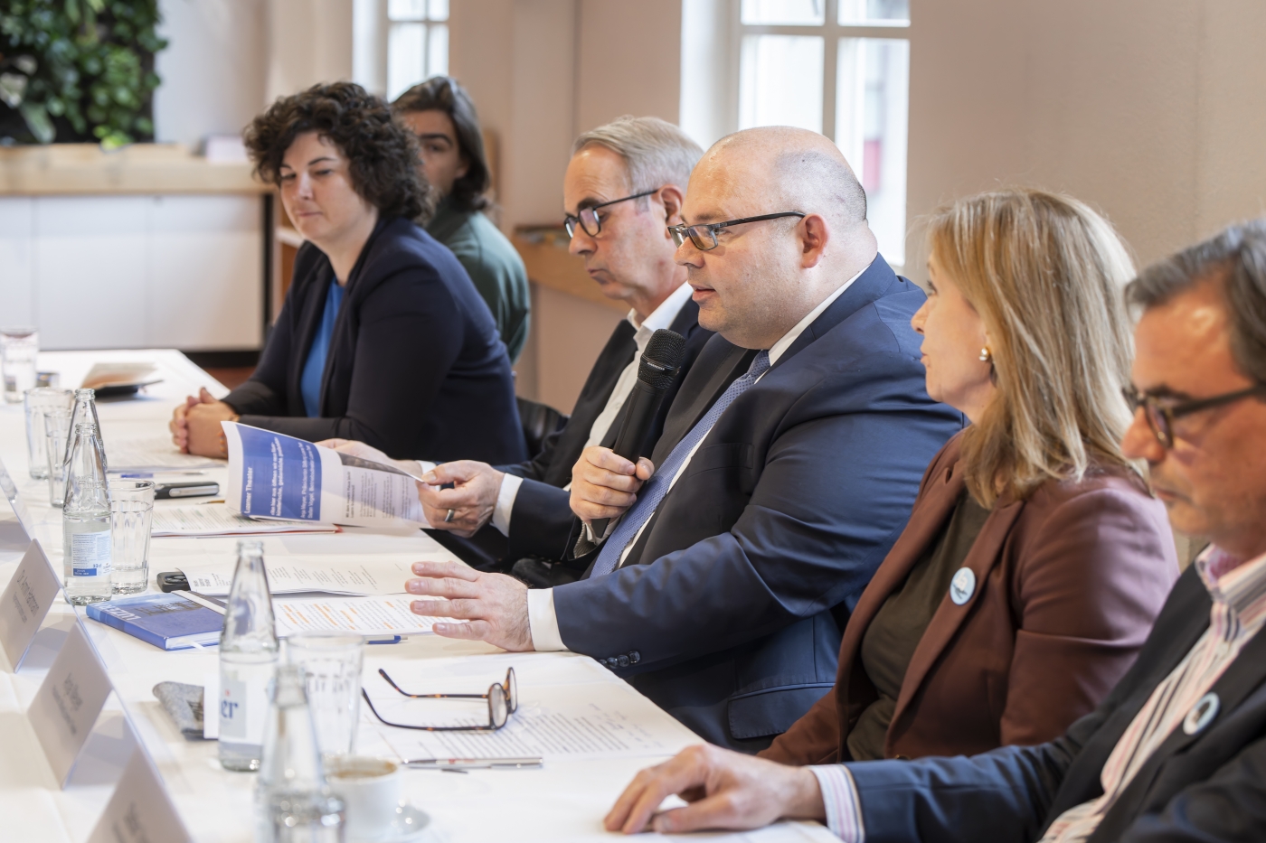 Pressekonferenz neues Luzerner Theater am 14. Oktober 2024, Foto: Ingo Hoehn