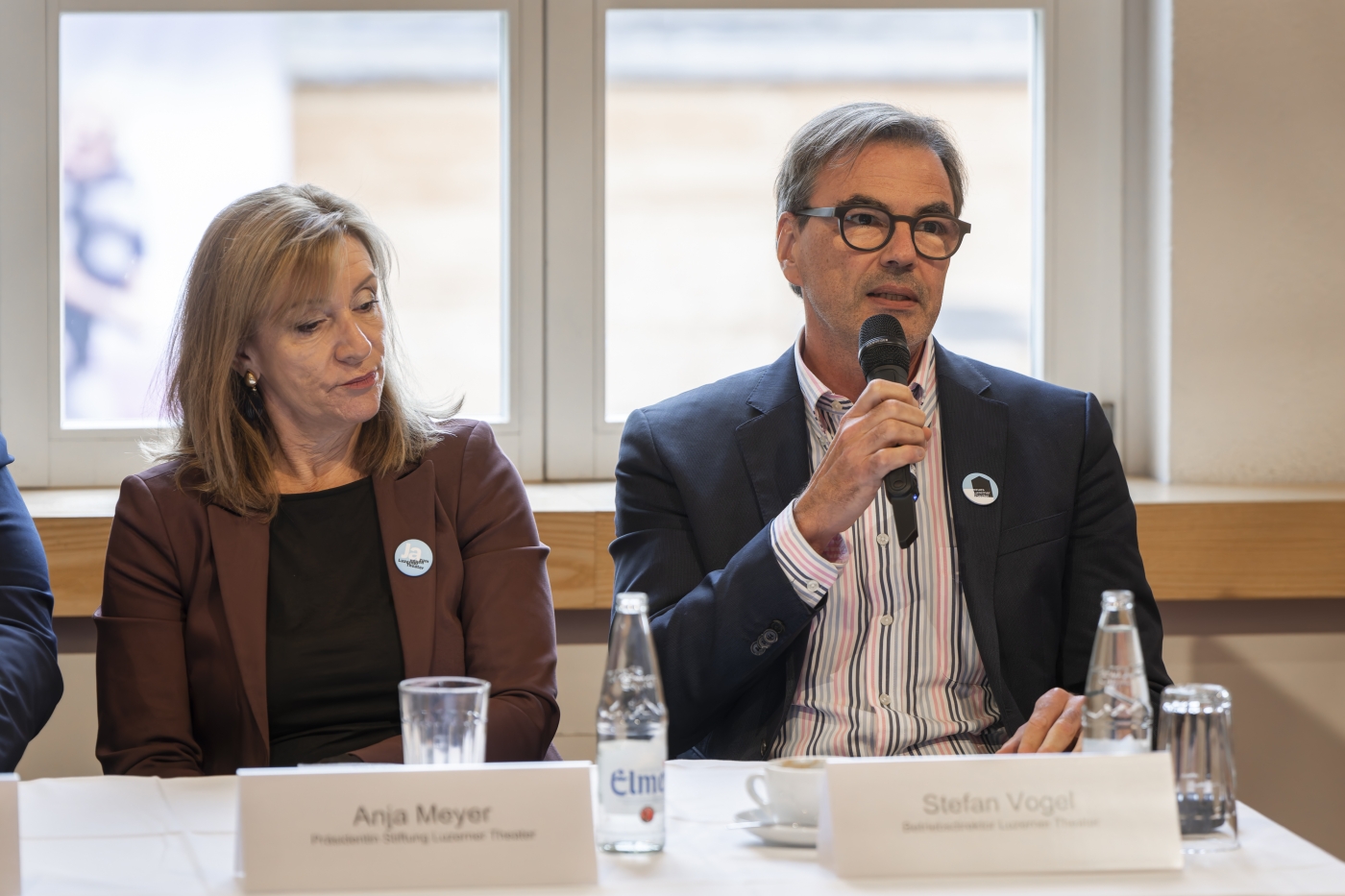 Pressekonferenz neues Luzerner Theater am 14. Oktober 2024, Foto: Ingo Hoehn