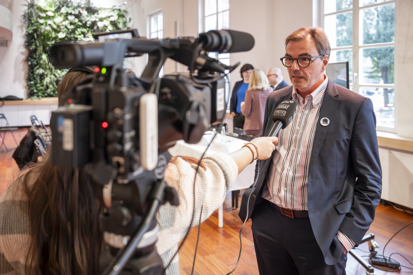 Pressekonferenz neues Luzerner Theater am 14. Oktober 2024, Foto: Ingo Hoehn