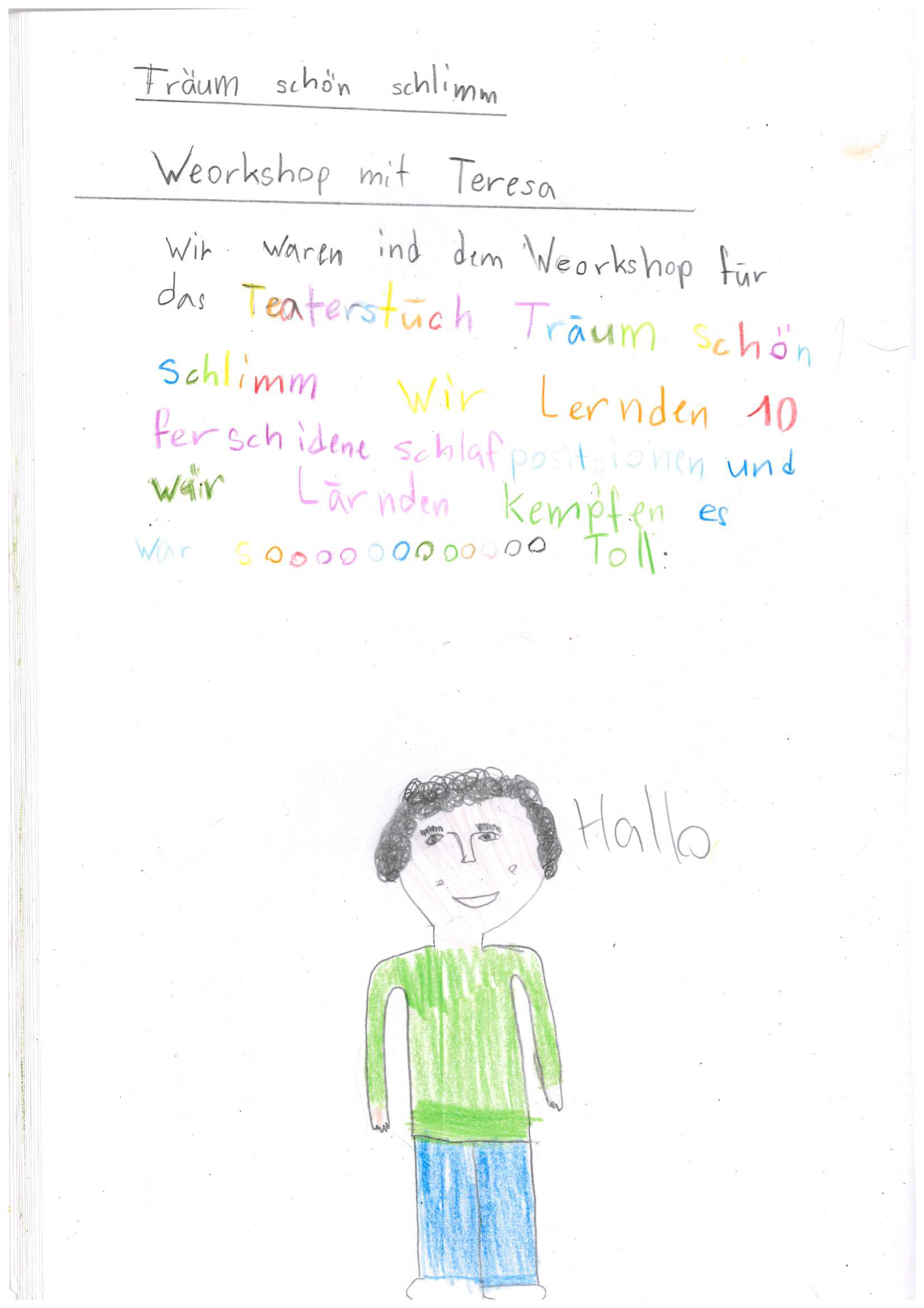 Erlebnisbericht «Träum schön schlimm!»