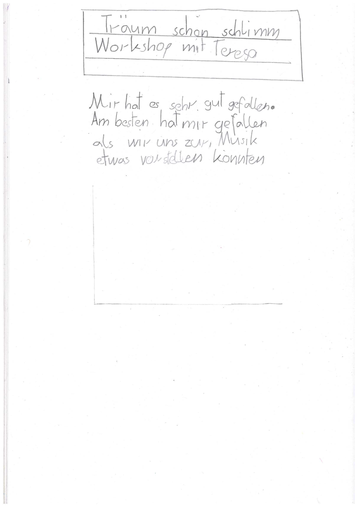 Erlebnisbericht «Träum schön schlimm!»