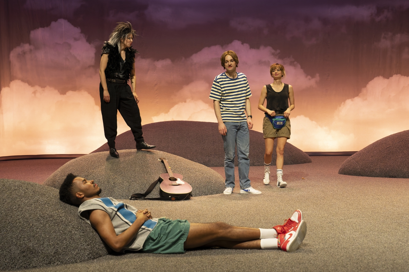 Luzerner Theater_Hard Land_Colin Vemba_Annina Hunziker_Bastian Inglin_Carina Thurner_©Ingo Hoehn