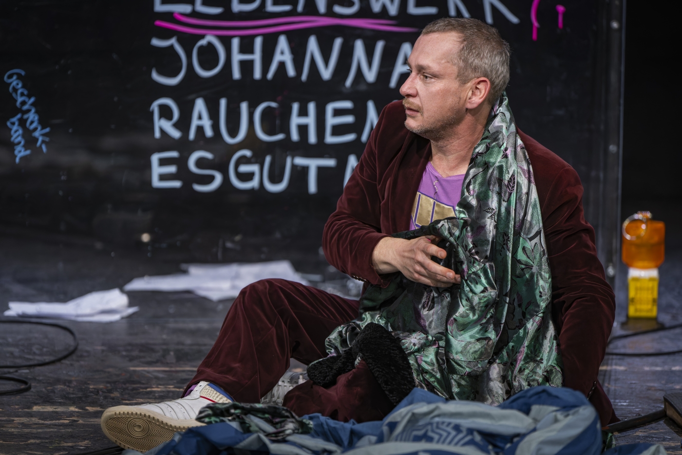 Luzerner Theater: Kleine Probleme, mit Christian Baumbach. Foto: Ingo Hoehn