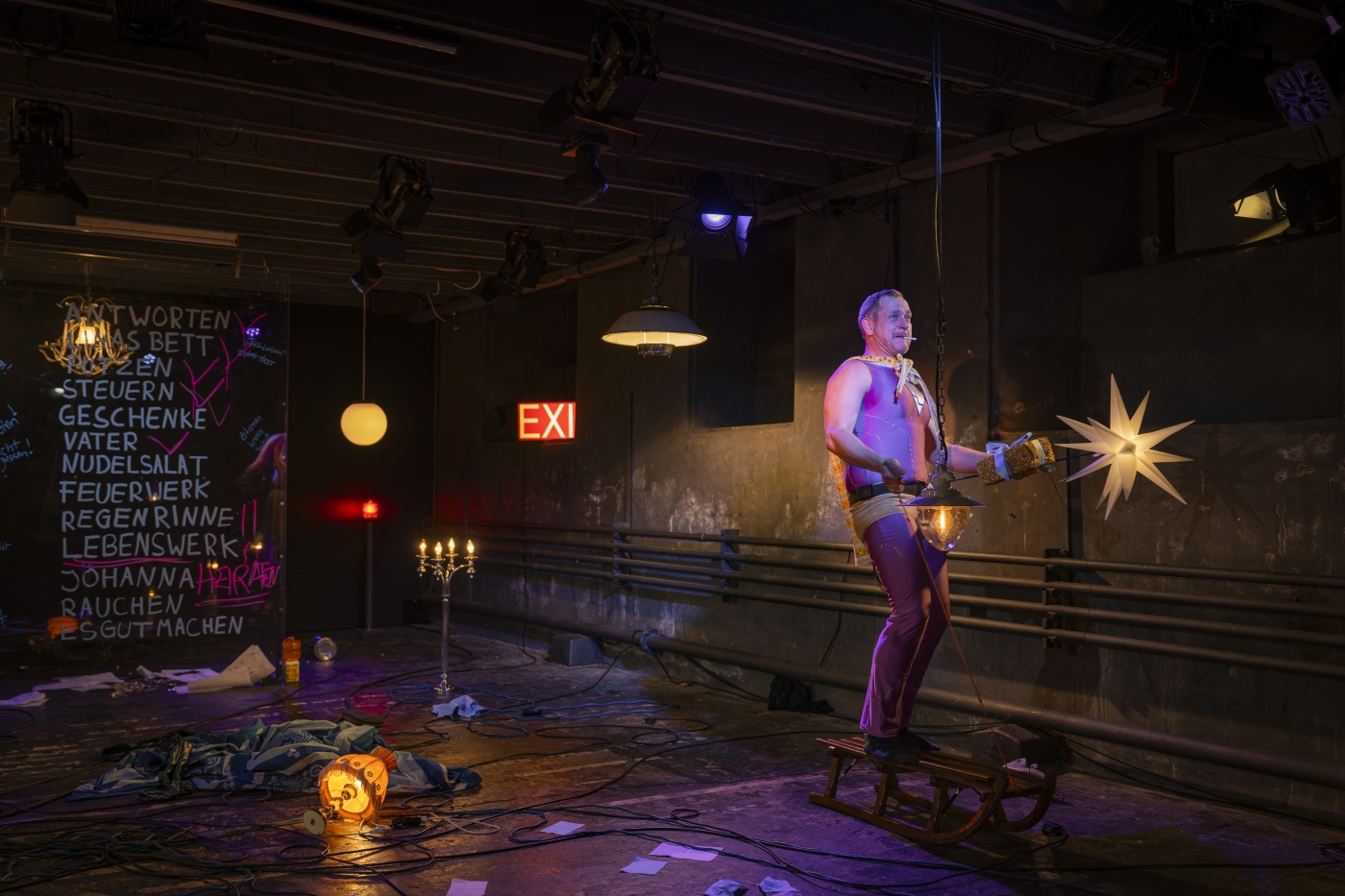 Luzerner Theater: Kleine Probleme, mit Christian Baumbach. Foto: Ingo Hoehn