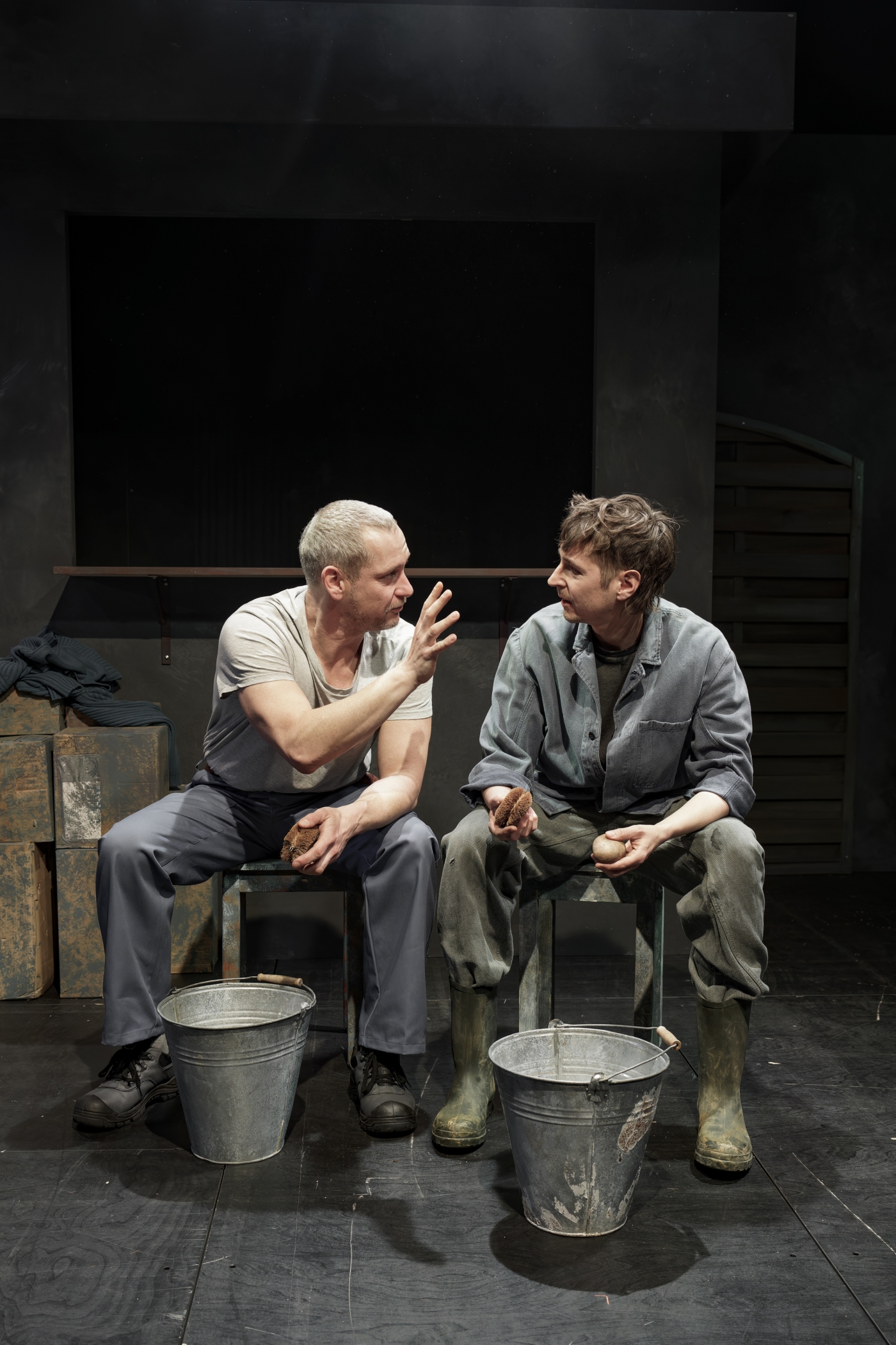 Totreif: Christian Baumbach, Mario Fuchs. Foto: Ingo Hoehn