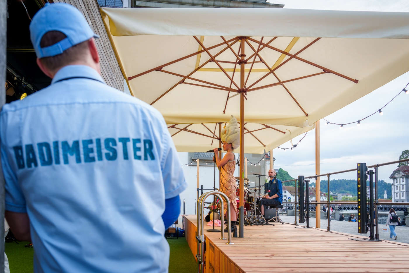 «baden gehen», Luzerner Theater, Foto: Ingo Hoehn