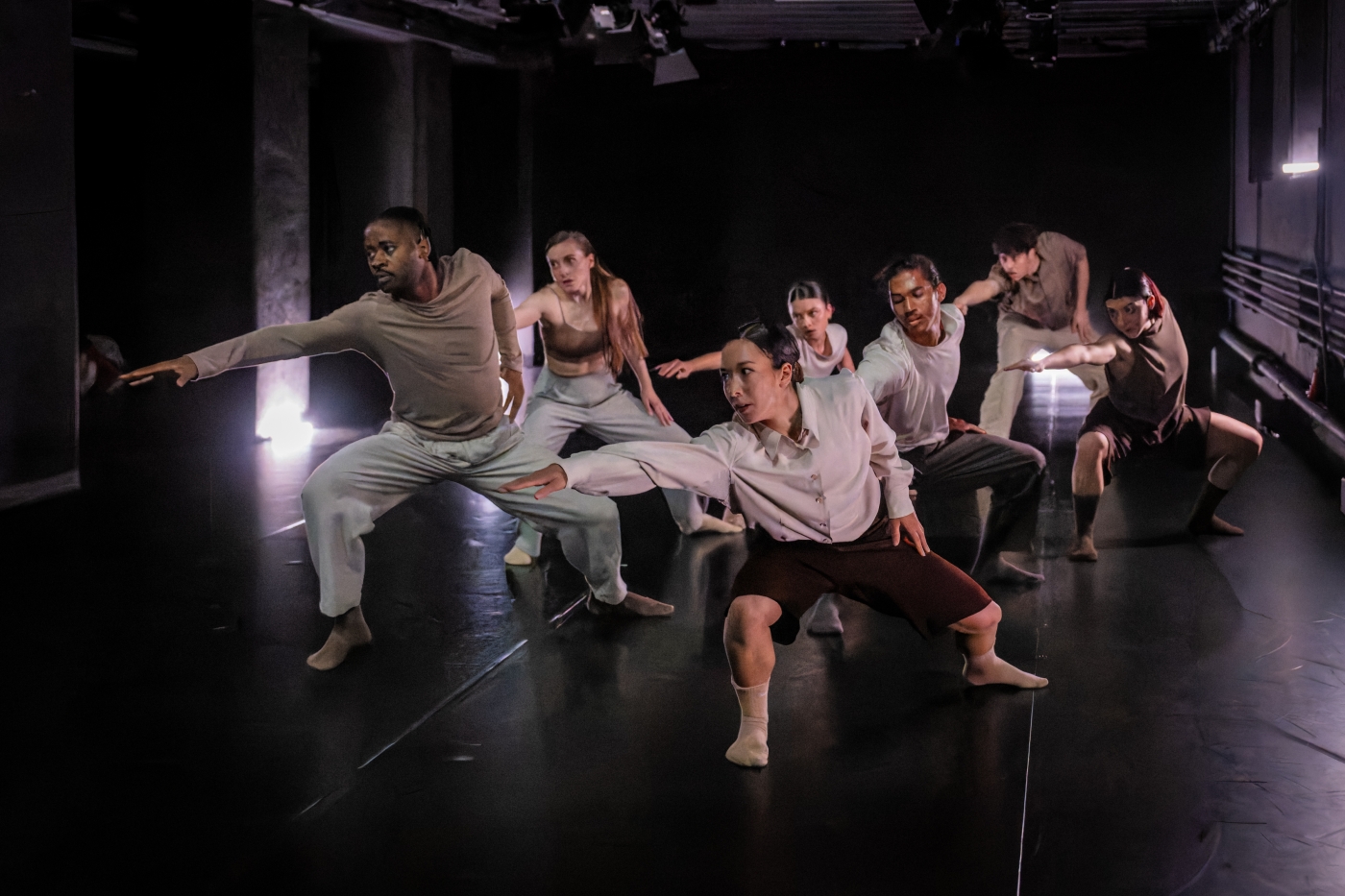 Next Matters: Tanaka Roki, Phoebe Jewitt, Manon Adrianow, Mia Bardot, Kany Michel Obenga, Matteo de Cristofaro, Grazia Scarpato, Foto: Ingo Hoehn