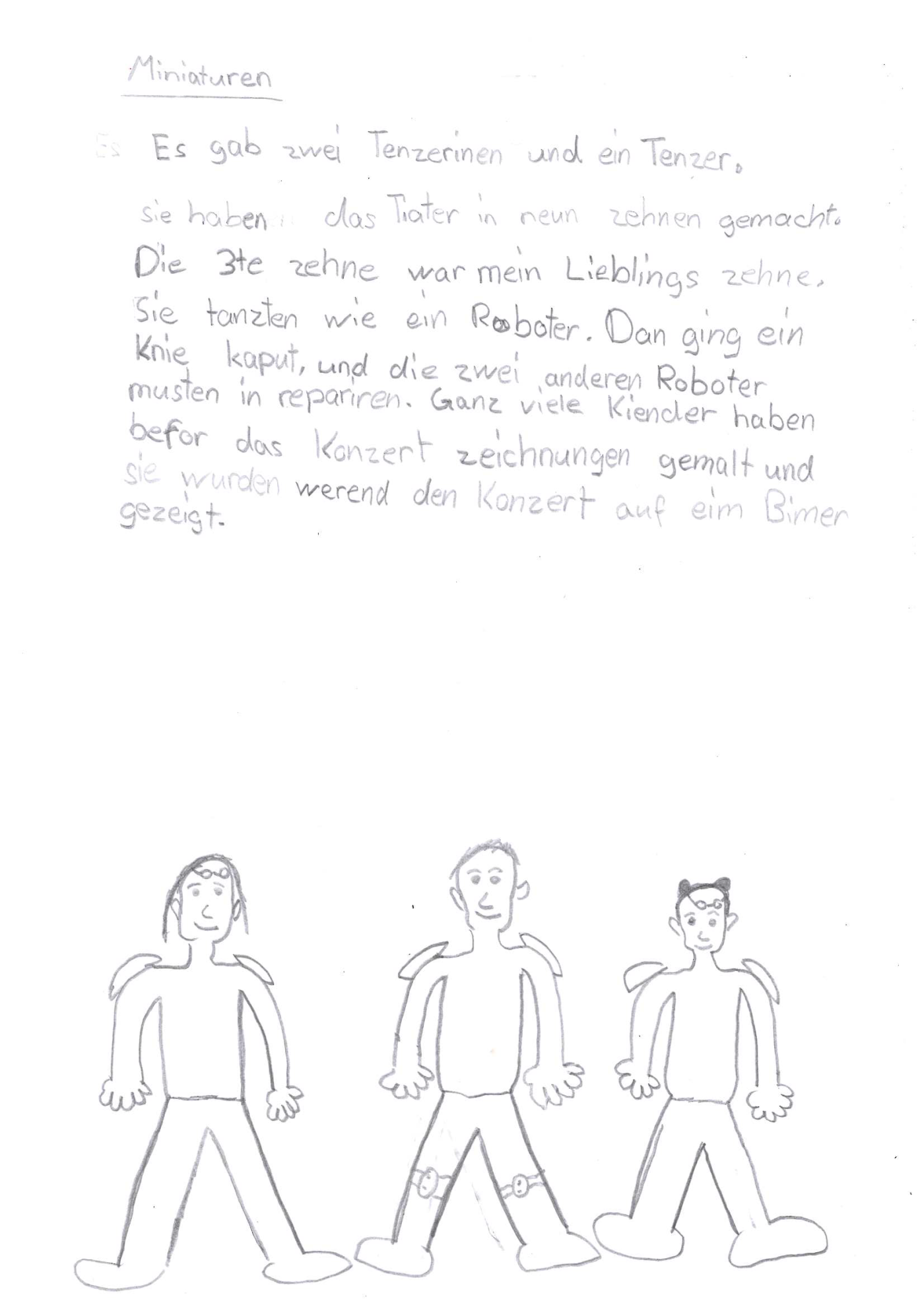 Bericht Schulklasse, «Minituren/Miniaturas», Luzerner Theater